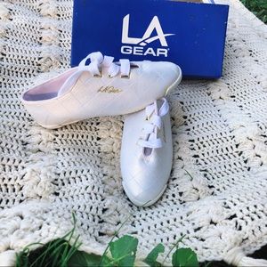 DEADSTOCK 90s LA Gear vintage sneakers quilted